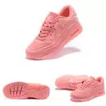 nike femmes basket air max 90 premium fr peach rouge